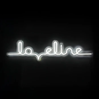LED neoninė iškaba „Loveline“ 60 cm
