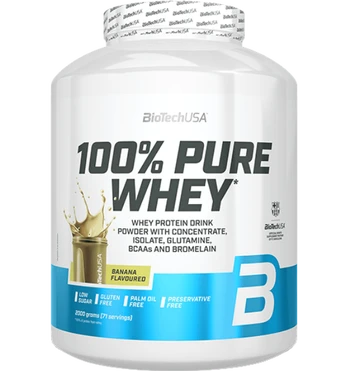 BioTech 100% Pure Whey, Banana, 2000 g