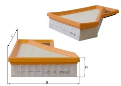 Oro filtras MAHLE LX1213 kaina