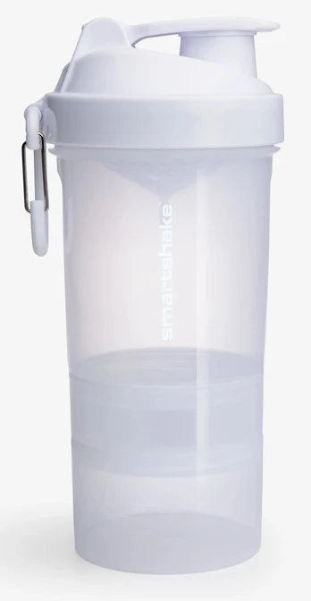 SmartShake Original 2go 600ml + 2 talpos White