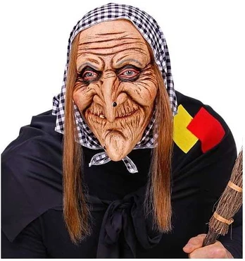 Widmann Heksemaske med tørklæde
