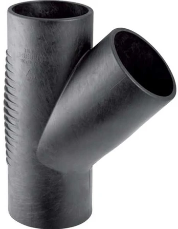 Geberit Silent grenrør 45° 75/75 mm