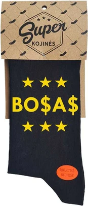 Kojinės "Bosas" su dolerio ženklu