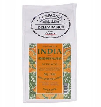 Bazzara Kavos pupelės Compagnia Dell'Arabica India Monsooned Malabar 250g
