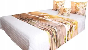 Lovatiesė 3D N40e, ruda/balta, 220 cm x 240 cm kaina