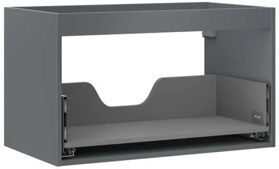 Praustuvo spintelės korpusas Mexen Box-A, 80 cm, 1 stalčius, Graphite matt