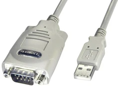USB kabelis Lindy USB-A - RS- 422 1 m Balta (42844) kaina