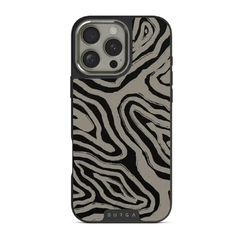 Black Sand - iPhone 16 Pro Max Case, Elite Dark (MagSafe) / Silver