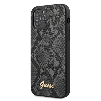 Dėklas Guess Originalus Guhcp12Lpusnsmlbk Iphone 12 Pro Max 6,7" juodas Hardcase Script Python Collection