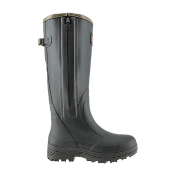 Gateway1 Pheasant Game 18" Leather Side Zip Black/Olive Guminiai batai