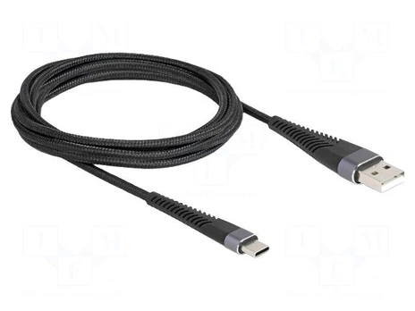 DELOCK USB 2.0 Kabelis USB Typ-A St > USB Typ-C St 2m