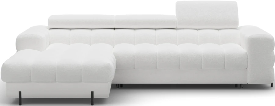 Kampinė sofa Felro, Balta