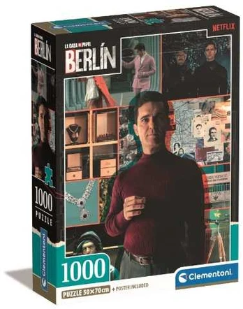 Clementoni CLE puzzle 1000 Compact Netflix Berlin 39849