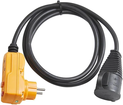 Brennenstuhl Schutzadapterleitung FI IP44 2m juodas