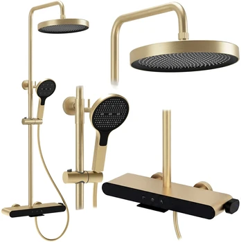 Dušo sistema REA Farel, Brushed Gold