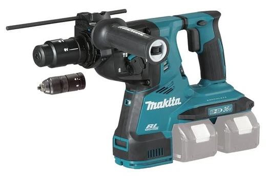 Makita DHR283ZJU Akumuliatorinis perforatorius, 2X18 V, AWS, SDS-PLUS, 2,8J LED, Be akumuliatorių ir kroviklio!