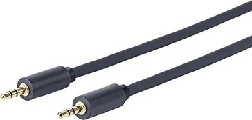 Kabelis VivoLink Jack 3.5mm - Jack 3.5mm 1m juoda (PROMJ1)