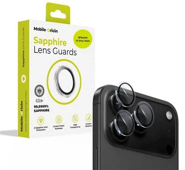 Mobile Origin Sapphire Lens guards, clear - iPhone 17 Pro / 17 Pro Max