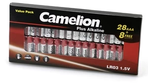 Elementai Camelion C PLUS 7333, LR03, 1.5 V, 36 vnt. kaina