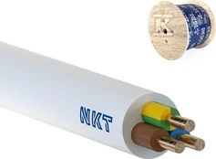 YDY-ŻO 3X2.5 750V NKT BUGNAS