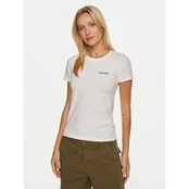 Guess Jeans Marškinėliai W4YI02 J1314 Balta Slim Fit