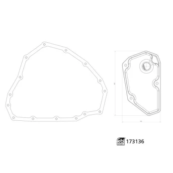 FEBI FE173136 Automatic transmission filter