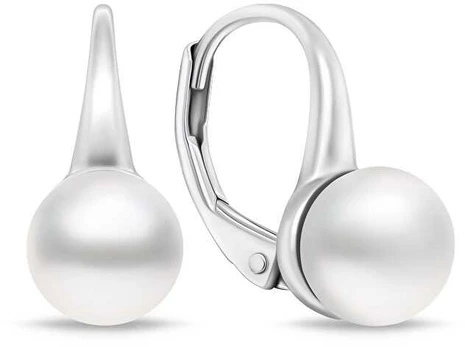 Brilio Silver Sidabrinis pearl earrings EA938W