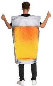 Partychimp Ølglas kostume