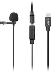 Small clip on microphone50–20 000 Hz frequency responseSensitivity: -40 dBApple Lightning co