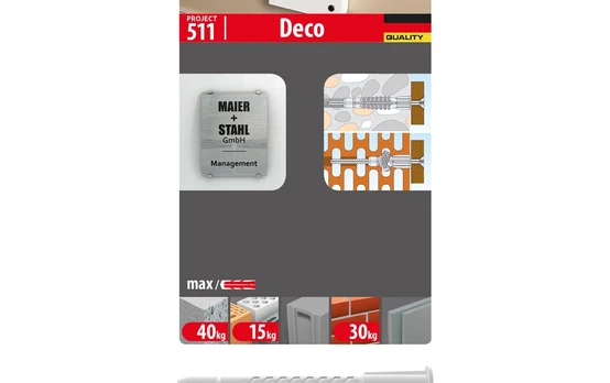 Universalus kaištis TOX, Deco 6/28, 10 vnt.