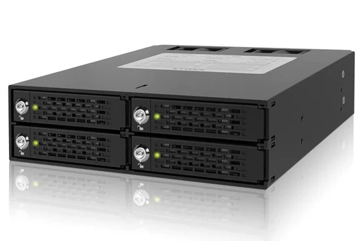 Icy Dock MB994SK-1B drive bay panel Juodas