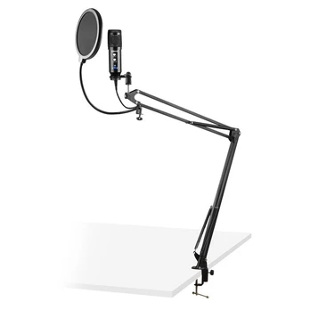 VONYX CMS320B studijinis mikrofonas su stovu, USB, Echo