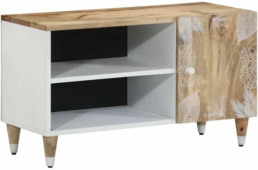 Televizoriaus spintelė, 80x31,5x46cm, mango medienos masyvas