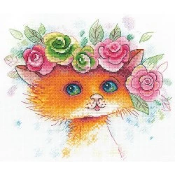 Meowmoiselle SA-001 - Siuvinėjimo rinkinys