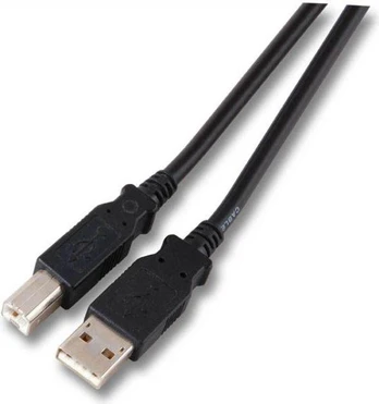 EFB USB2.0 Anschlusskabel A-B,St.-St.,0,5m,juodas,Classic