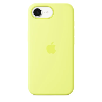 Dėklas Apple iPhone 16e Silicone Case Neon Yellow