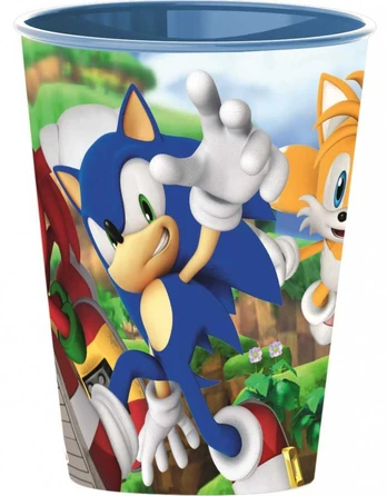 Sonic the Hedgehog plastikinis puodelis, 260 ml
