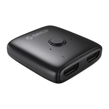 Orico Adapteris HDMI Orico AS2-A1 dwukierunkowy splitter - juoda