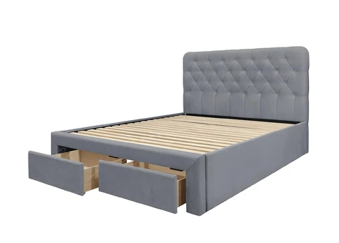 MARISOL 160 cm bed grey
