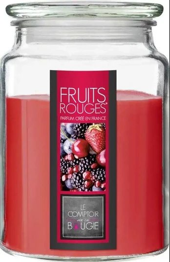 Scented candle Red fruits, 510g
