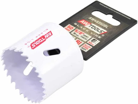 AW-Tools AWTOOLS Bimetalinė gręžimo karūna HSS-Co 8% 38mm Juodas LINE