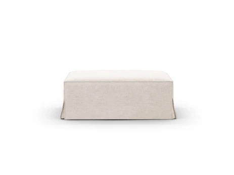 Pouf, "Jodie", 1 Seat, 102x80x40, Beige