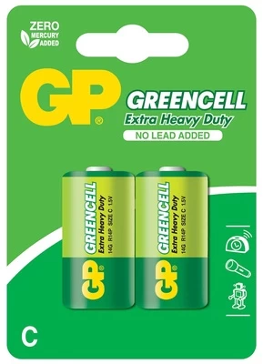 Elementas GP Batteries GPPCC14KC005, LR14/R14, 1.5 V, 2 vnt.
