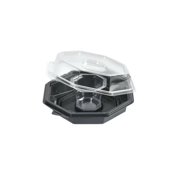 Vienkartinis indelis su dangteliu OCTAVIEW (400 ml., + 65 ml. padažinė)