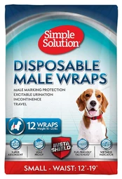 Sauskelnės Simple Solution Disposable Male Wraps, S, 12 vnt. kaina