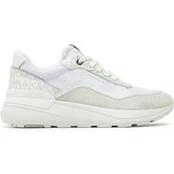 Laisvalaikio batai MICHAEL Michael Kors Trevor Mixed-Media Trainer 42F4TRFS7D Balta