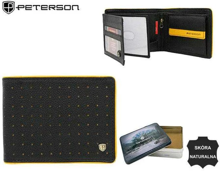 Natūralios odos piniginė vyrams Peterson PT149
