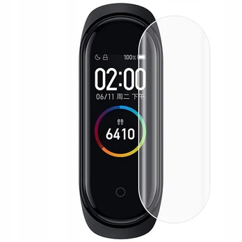 5 x tpu apsauginė plėvelė xiaomi mi band 4 5