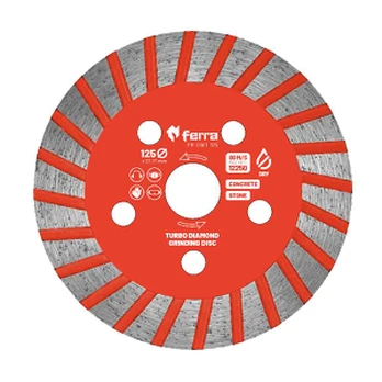 Ferra turbo deimantinis šlifavimo diskas, Ø125mm
