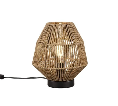 TRIO-Lighting Miki table lamp E27 sisal gaismeklis